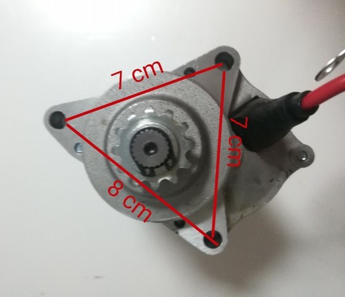 Motorino avviamento fori - a, 3