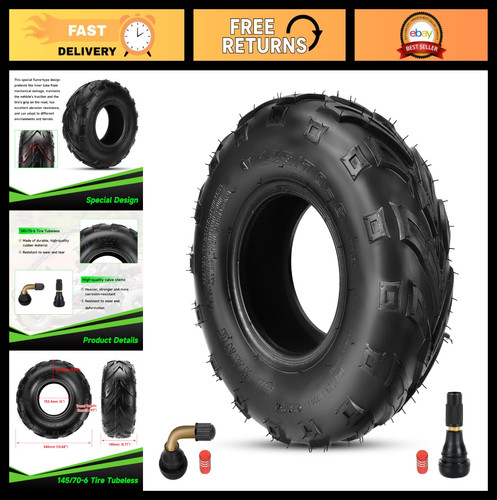 Pneumatici tubeless 145/70-6